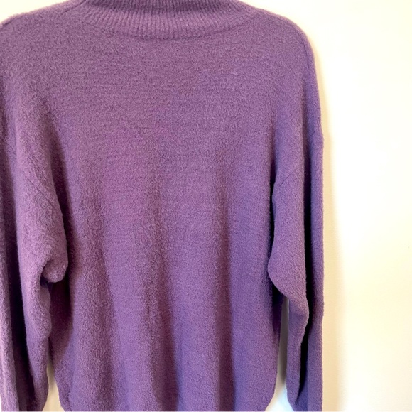 Wilfred Free Hush Knit Turtleneck Purple 2XS Oversized Plush - Picture 12 of 14